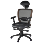 Office Swivel Chair ERGOTEC SYNCHRO PRO - Leather