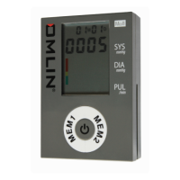 BPM MED8 - Blood pressure monitor + Alarm + Travel clock