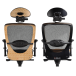 Office Swivel Chair ERGOTEC SYNCHRO PRO - Leather