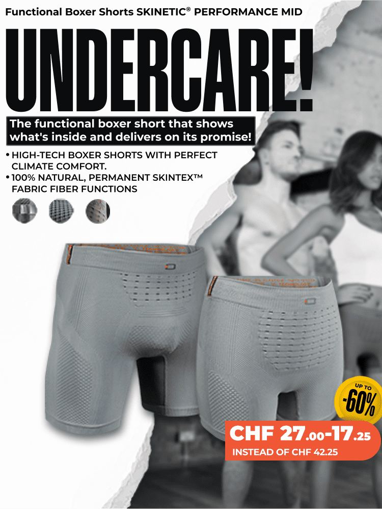 Functional Boxer Shorts SKINETIC® PERFORMANCE MID - Men/Women Functional Boxer Shorts SKINETIC® PERFORMANCE MID - Men/Women