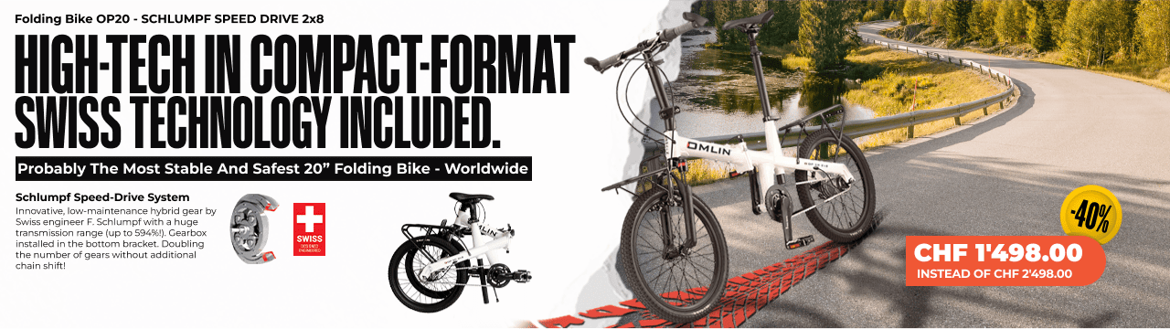 Folding Bike OP20 - SCHLUMPF SPEED DRIVE 2x8 Folding Bike OP20 - SCHLUMPF SPEED DRIVE 2x8