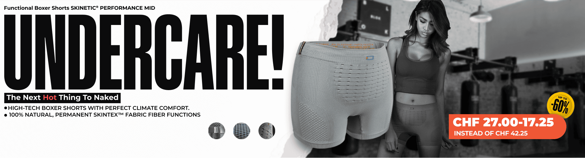 Functional Boxer Shorts SKINETIC® PERFORMANCE MID - Women