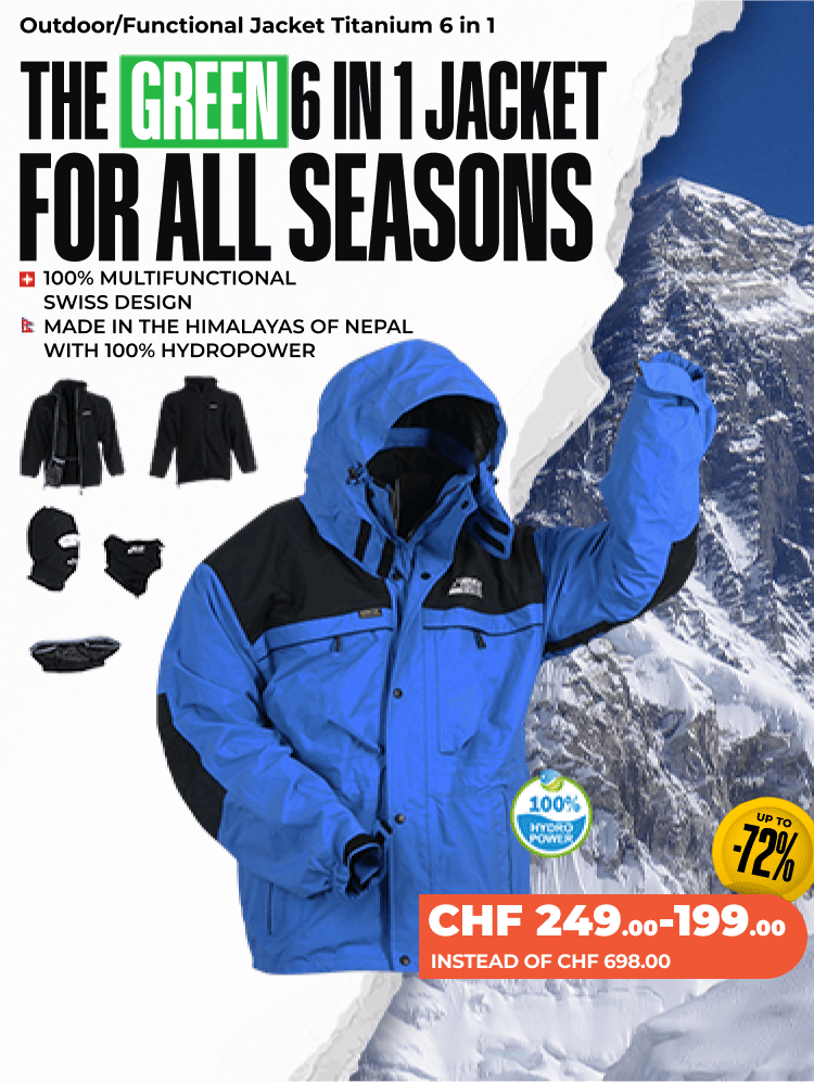 Outdoor/Functional Jacket TITANIUM 6 IN 1 - Men/Women