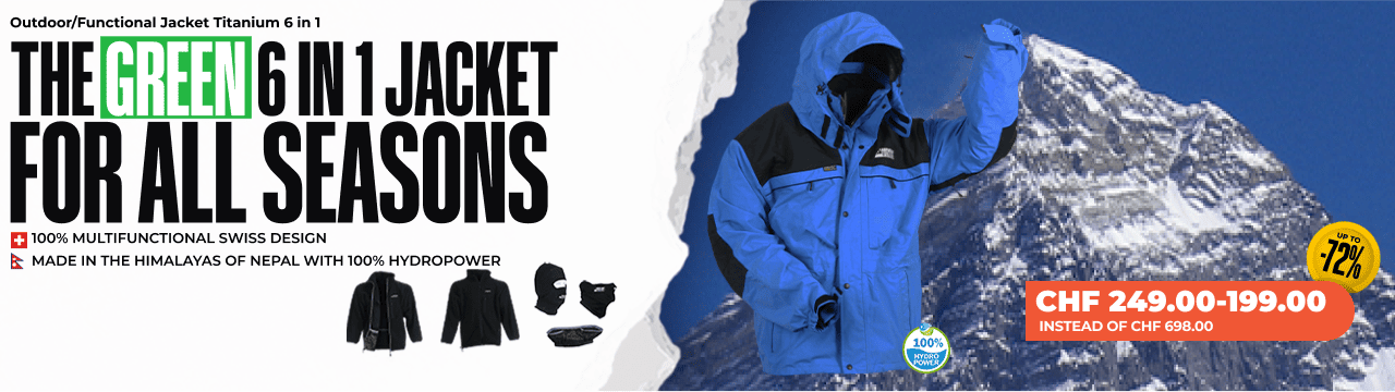 Outdoor/Functional Jacket TITANIUM 6 IN 1 - Men/Women