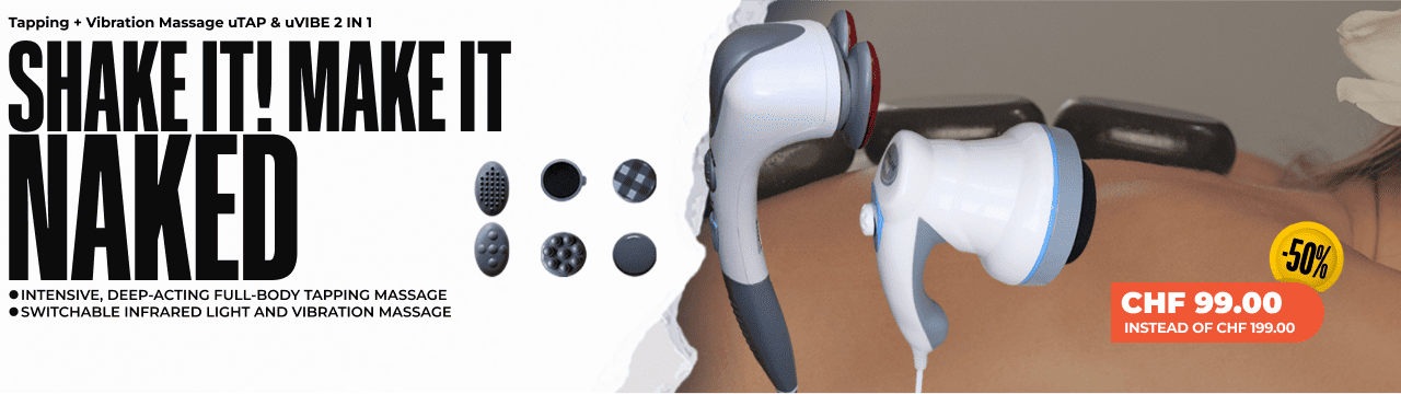Tapping + Vibration Massage uTAP & uVIBE 2 IN 1