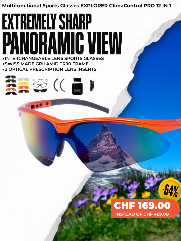 Multifunctional Sports Glasses EXPLORER ClimaControl PRO 12 IN 1