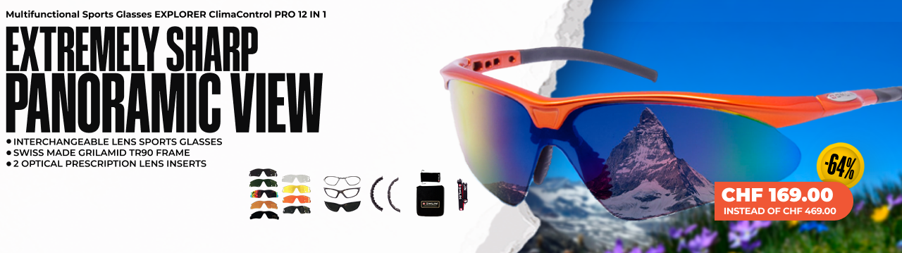Multifunctional Sports Glasses EXPLORER ClimaControl PRO 12 IN 1